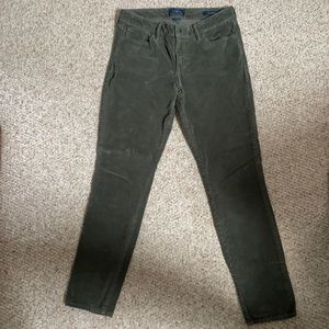 Lucky brand hunter green corduroy pants